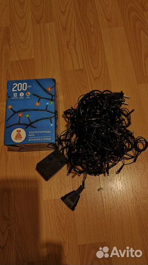 Гирлянда 10 м новая электрогирлянда светодиодная