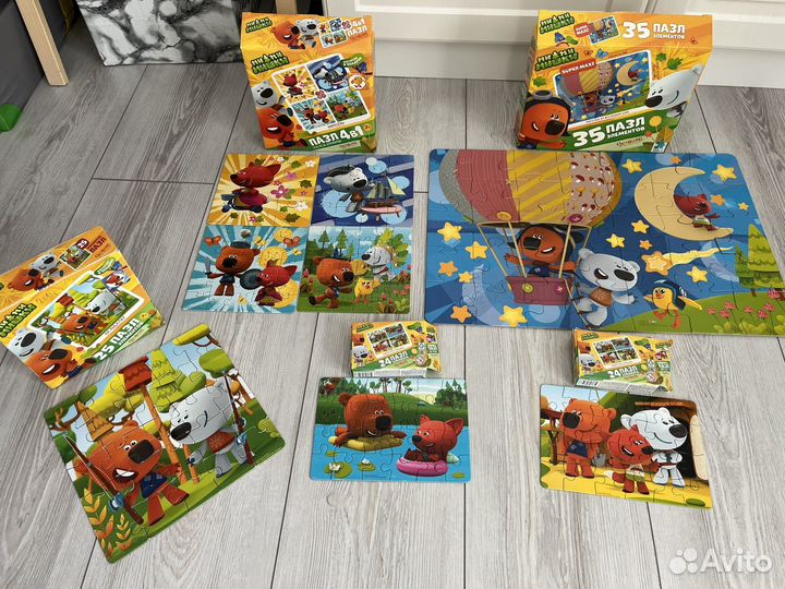 Пазлы и книги ми ми мишки