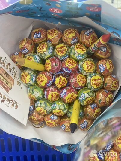 Букеты из чупа чупсов