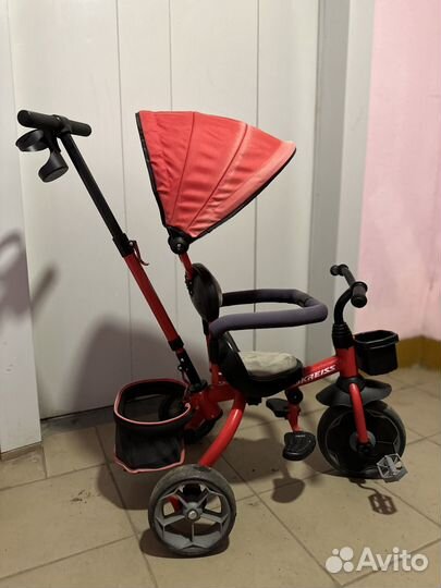 Велосипед с родительской ручкой