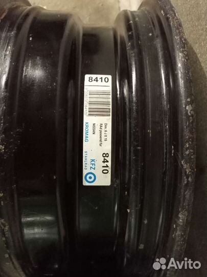 Диски колесные на Ниссан KFZ 8410/6J*15/ET45-2 шт