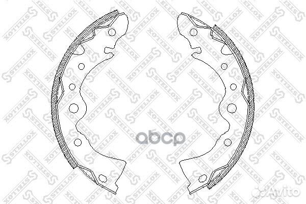 155 100-SX 4144.00465sbsk1167-01 колодки ба