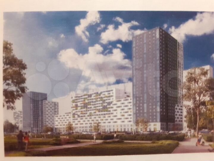 Апартаменты, 22.19 м²