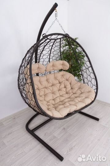 Качели кокон двухместный