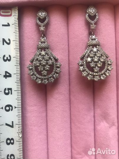 Серьги серебро