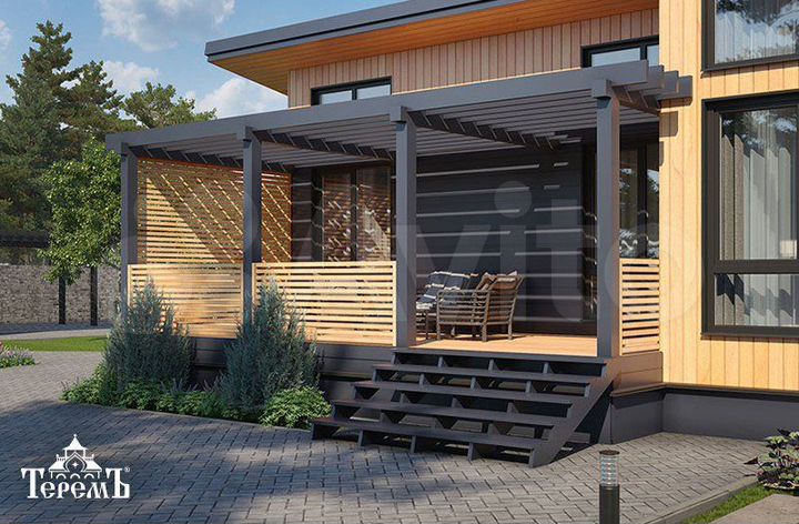 Коттедж 162 м² на участке 10 сот.