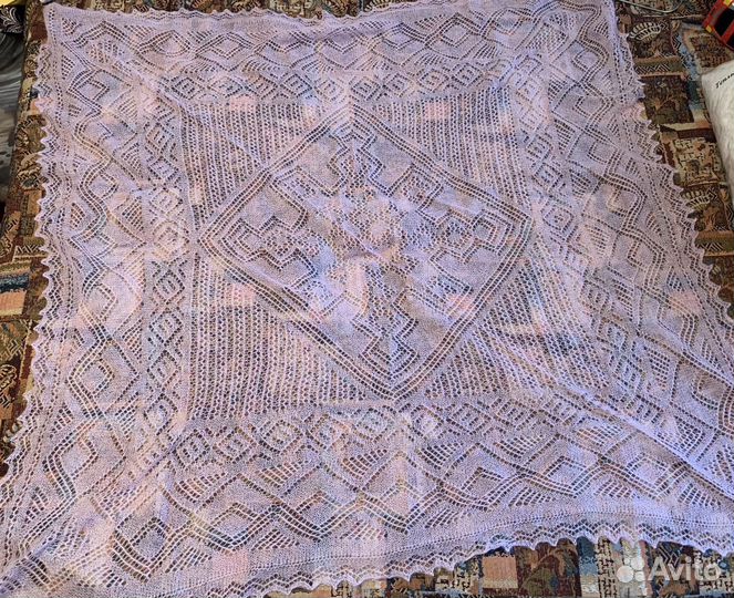 Платок пуховый паутинка