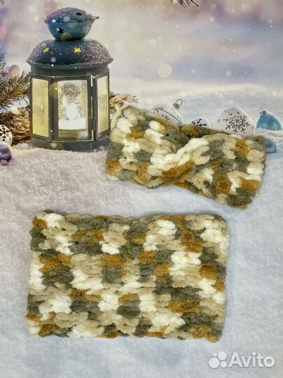 Вязаная повязка на голову