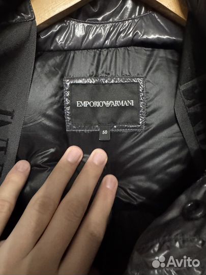 Пуховик armani