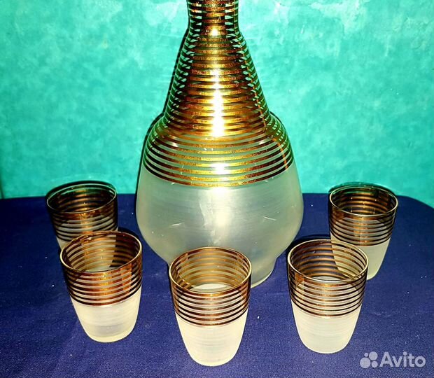 Графин с рюмками, Чехословакия