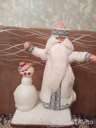 Дед мороз и снеговик СССР