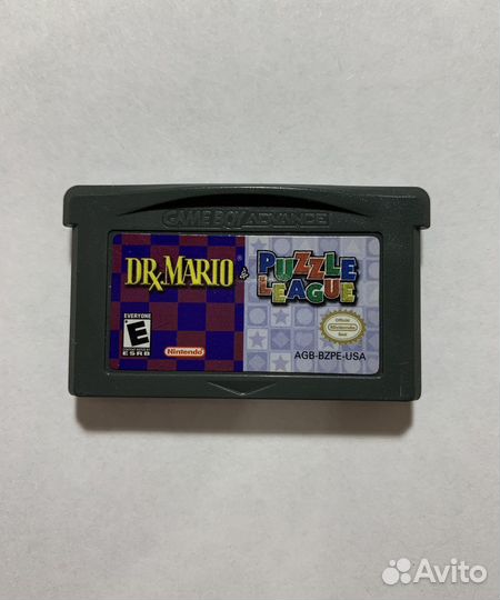 Картридж на game boy dr mario puzzle league