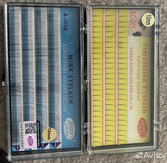 Ресницы для наращивания разные