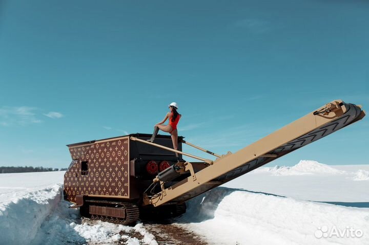 Дробилка бетона / древесины в аренду