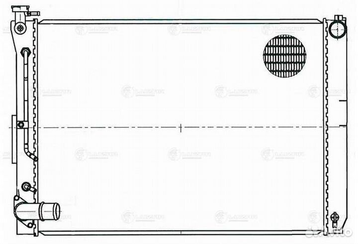 Радиатор охлаждения двигателя LRc1928 (luzar — Рос
