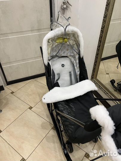 Санки коляска с колесами