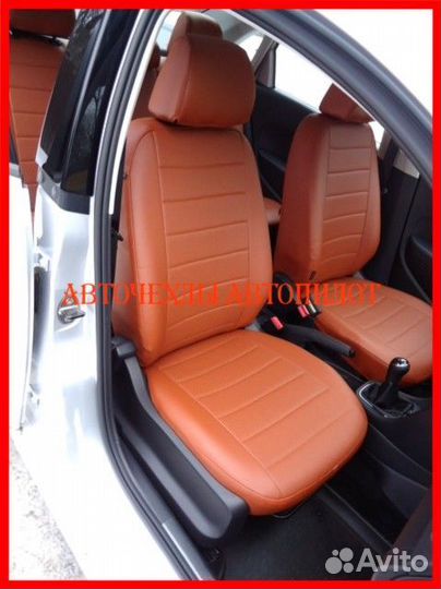 Чехлы Автопилот Volkswagen Polo 2 из экокожи