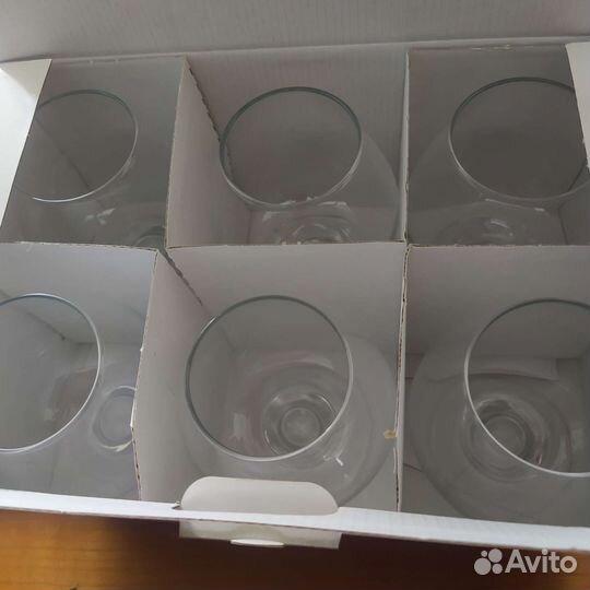 Бокалы для коньяка и бренди kadeh 6 штук