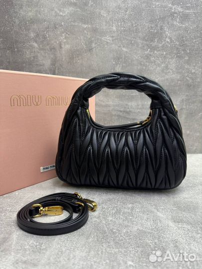 Сумка женская miu miu натуральная кожа