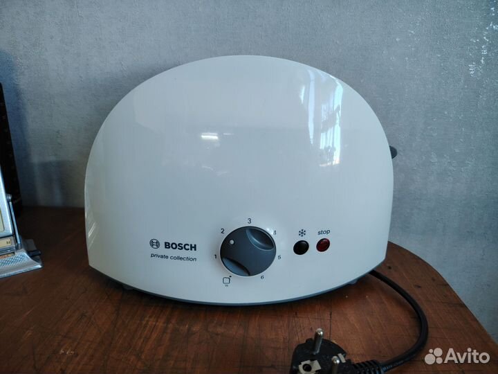 Тостер bosch, белый