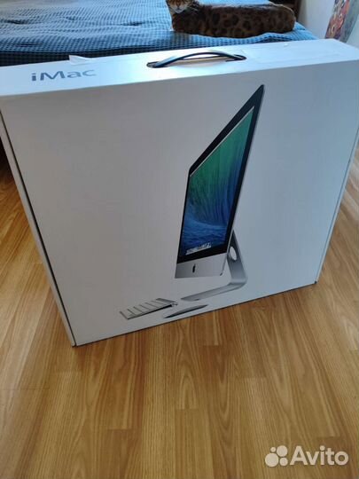 Коробка от Apple iMac 2014 21,5
