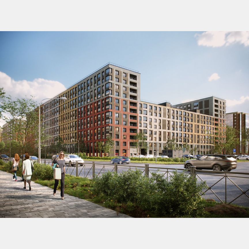 2-к. квартира, 60,8 м², 1/12 эт.