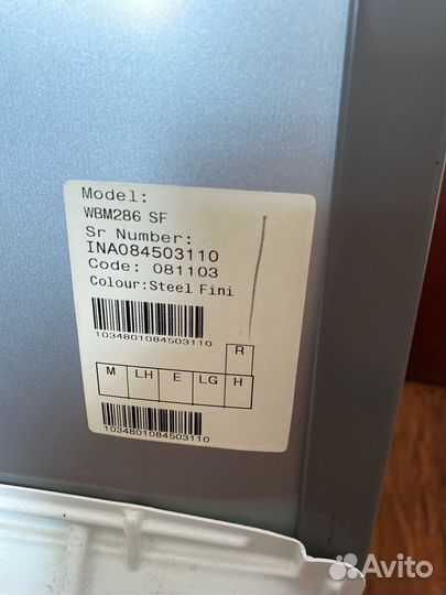 Холодильник бу whirlpool WBM286 SF