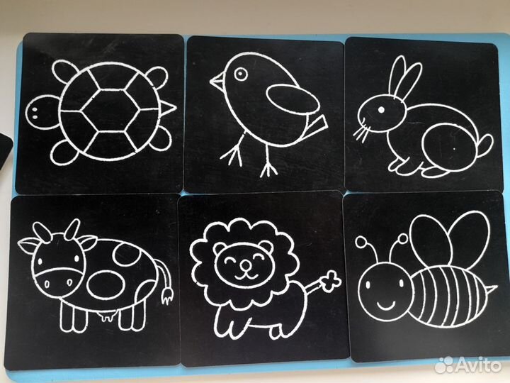 Доска для рисования мелом дома для малышей от года
