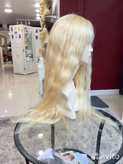 Система из натуральных волос блонд