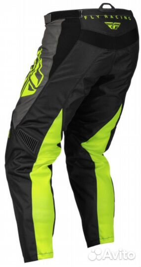 Мотоштаны Fly Racing F-16 2023 Black/Grey/Hi-Vis