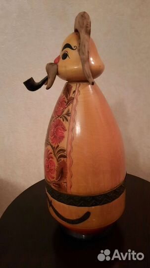 Бутылка деревянная Казак