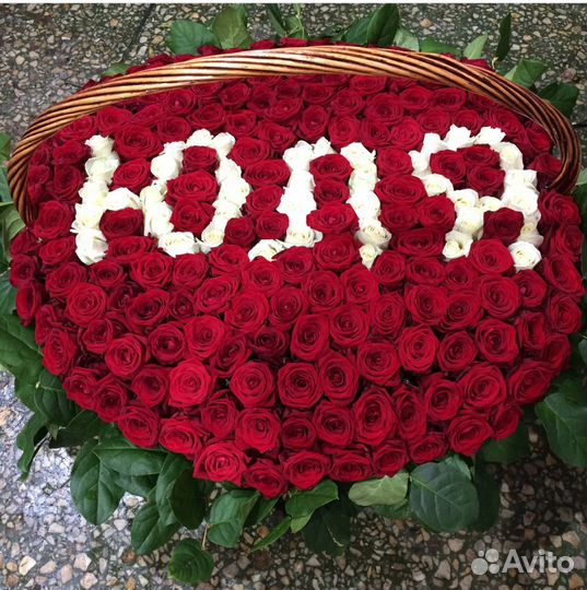Букет из 25,31,51,101 розы