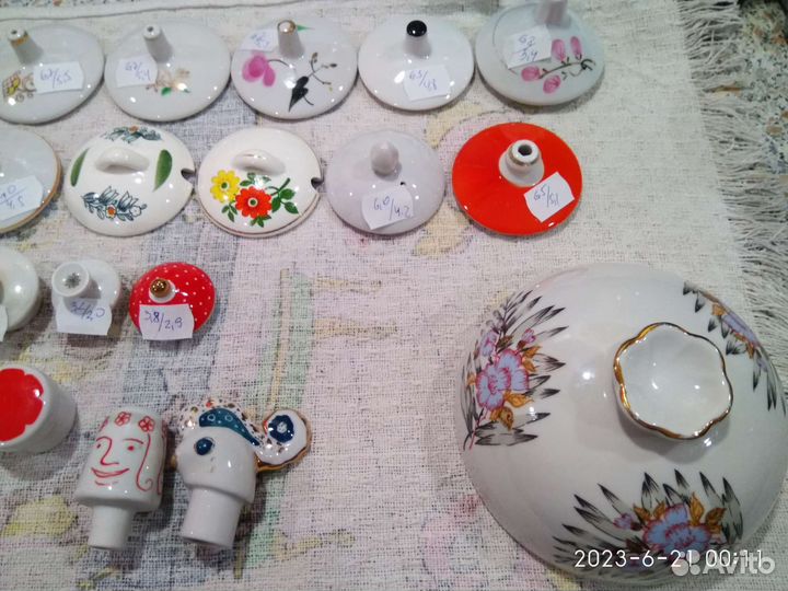 Крышки от фарфора ссср.(разные)