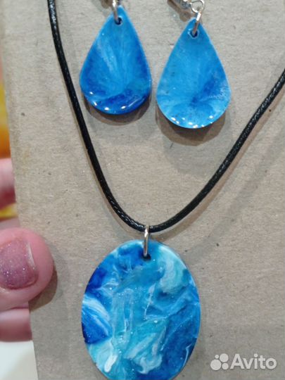 Брелок, подвеска, серьги