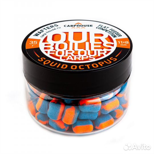 Бойлы Carp House Wafters дамбелс 11*8 мм