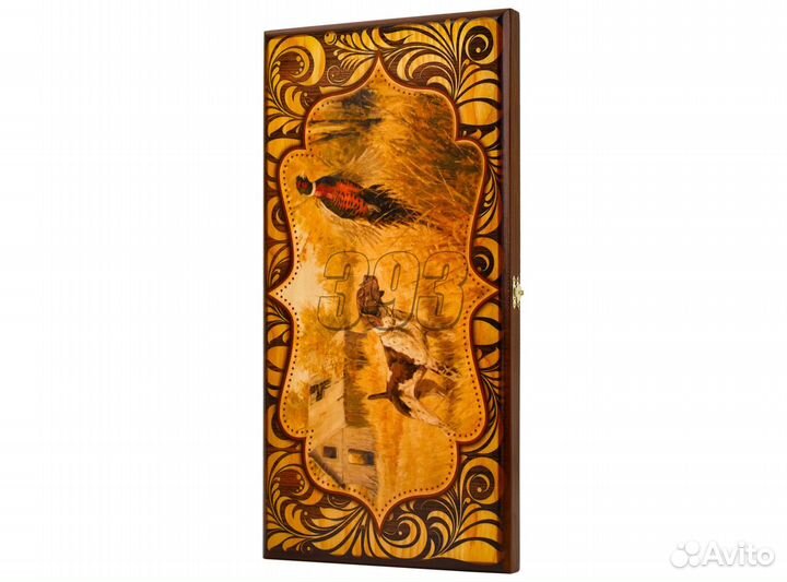 Нарды, шашки Пёс на охоте (средние) (50581)