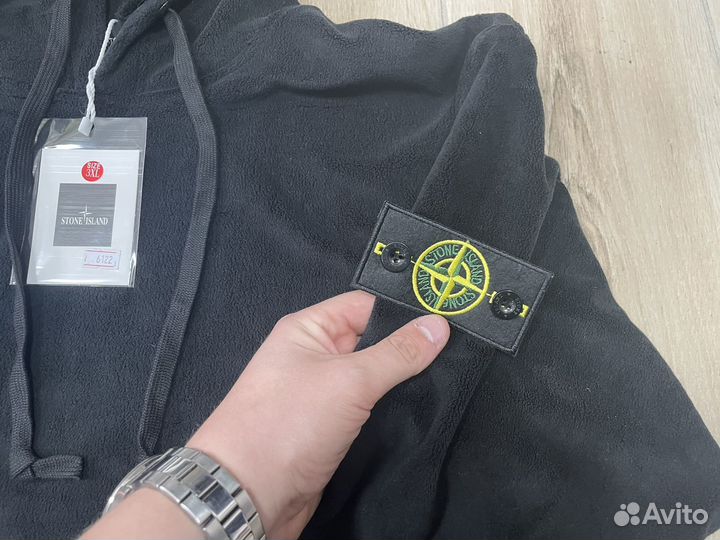 Худи на флисе Stone Island