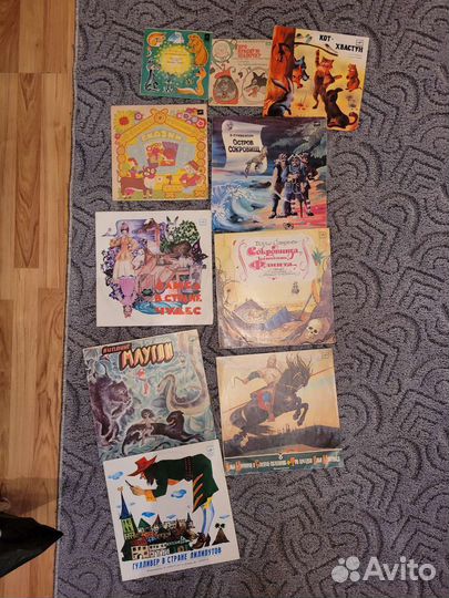 Виниловые пластинки сказки