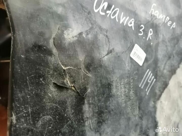 Защита бампера заднего правая Skoda Octavia A5 (20