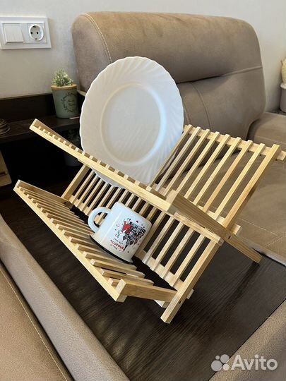 Сушилка для посуды деревянная