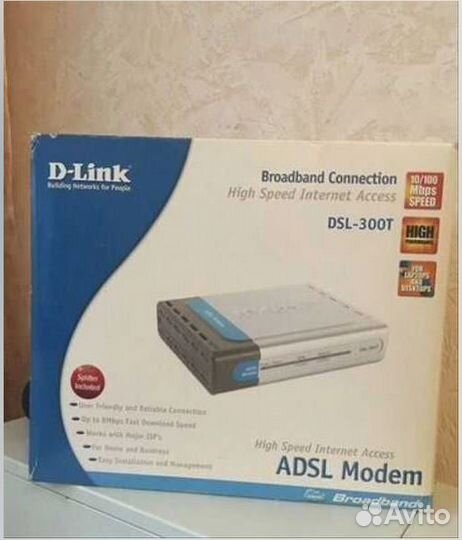 Adsl-мoдем D-link DSL-300T