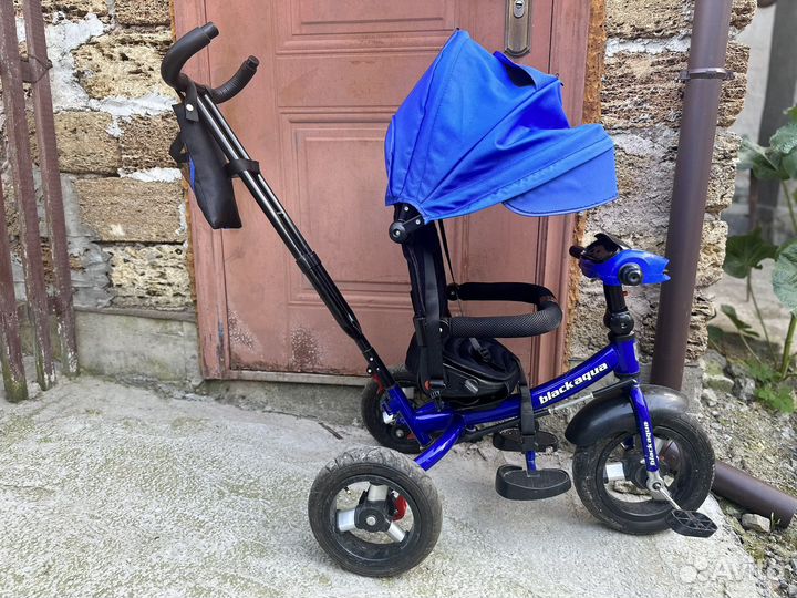 Велосипед с родительской ручкой