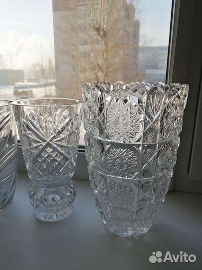 Ваза хрустальная СССР