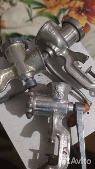 Мясорубка ручная СССР чугунная