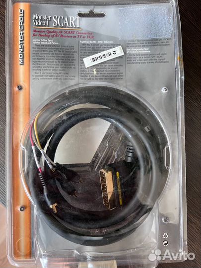 Кабель scart 3RCA