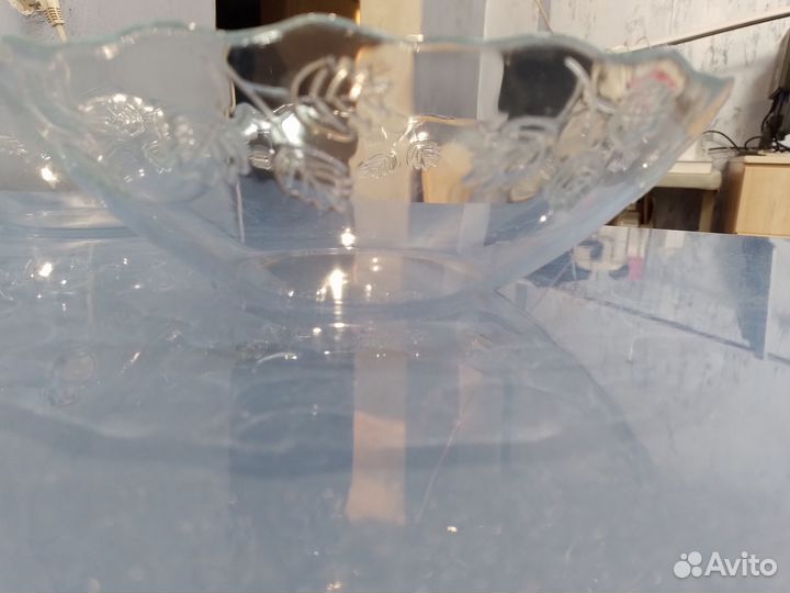 Салатники большие 2 шт. стекло