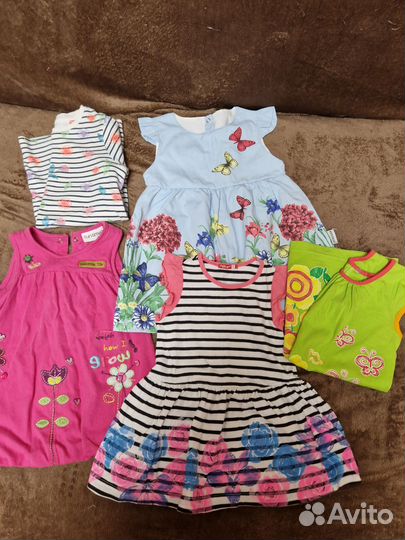Вещи пакетом на девочку 86 92 98