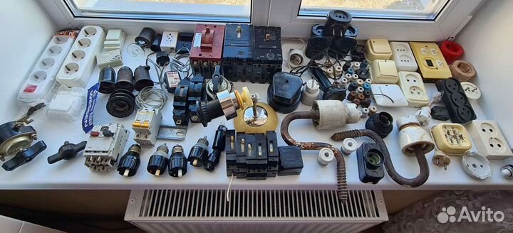 Розетки,выключатели и электропатроны СССР
