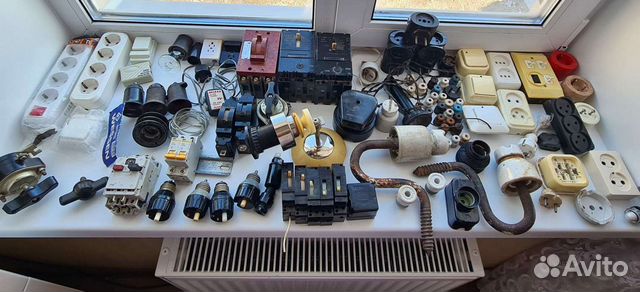 Розетки,выключатели и электропатроны СССР