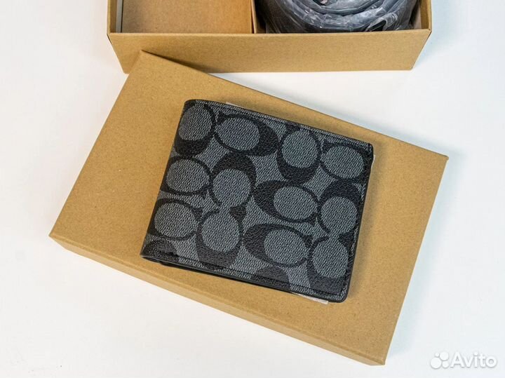 Набор кошелек и ремень Coach